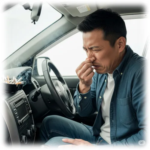 車内のタバコ臭を本気で除去