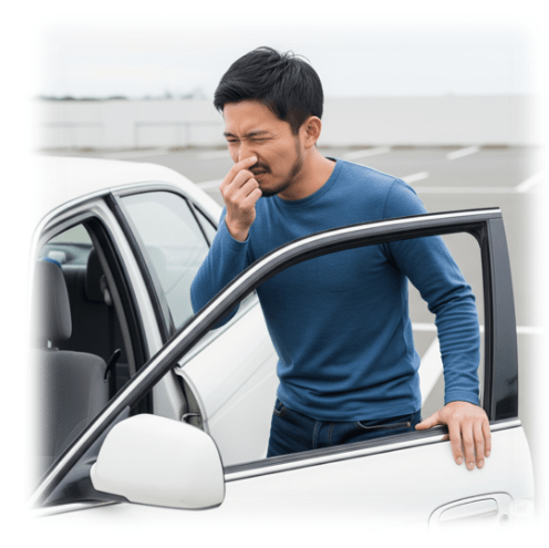 中古車を買ったらニオイ問題発生!?